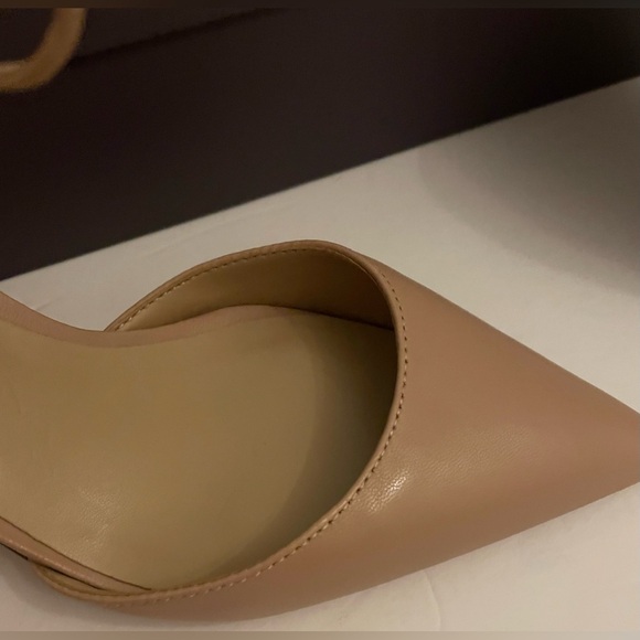 NWT Ann Taylor Carson Leather Tassel Pump in Maple Blush Size 9 - Picture 7 of 11